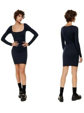 Sunday Best Delta Sinchseamle Dress in Total Eclipse Size Large NWT